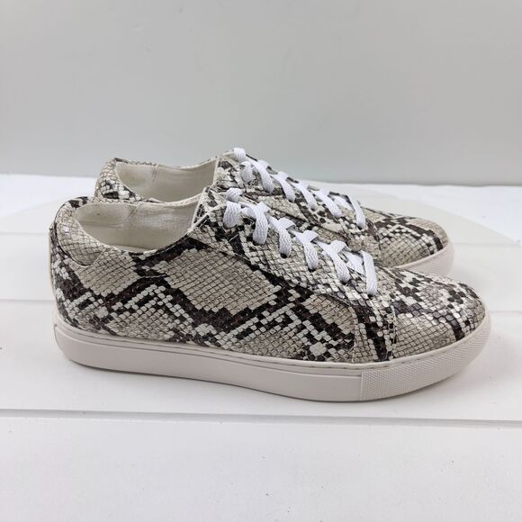 Kenneth Cole New York Kam Womens Size 6 Fashion Sneaker Snakeskin - Picture 1 of 8
